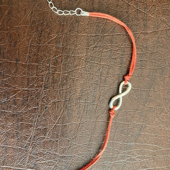 NWT - Double-stranded bracelet w/silver-tone infinity sign & ext. chain - Picture 4 of 12